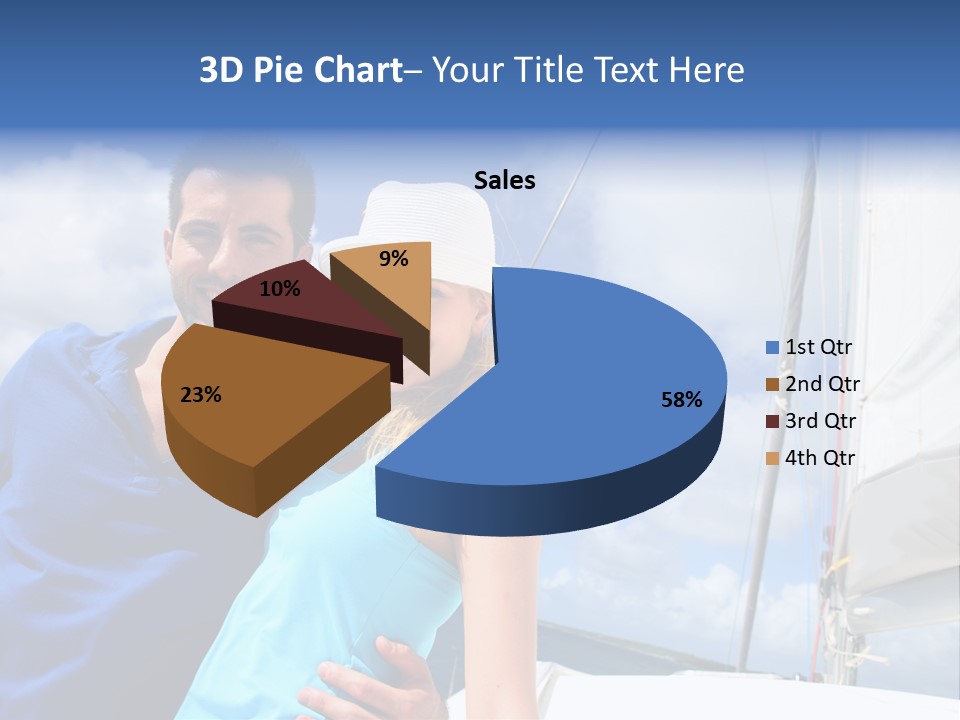 Catamaran Vessel Young PowerPoint Template