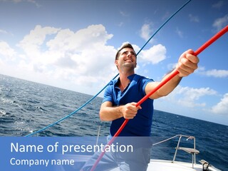 Nautical Young Joyful PowerPoint Template