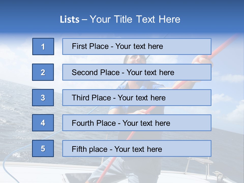 Nautical Young Joyful PowerPoint Template