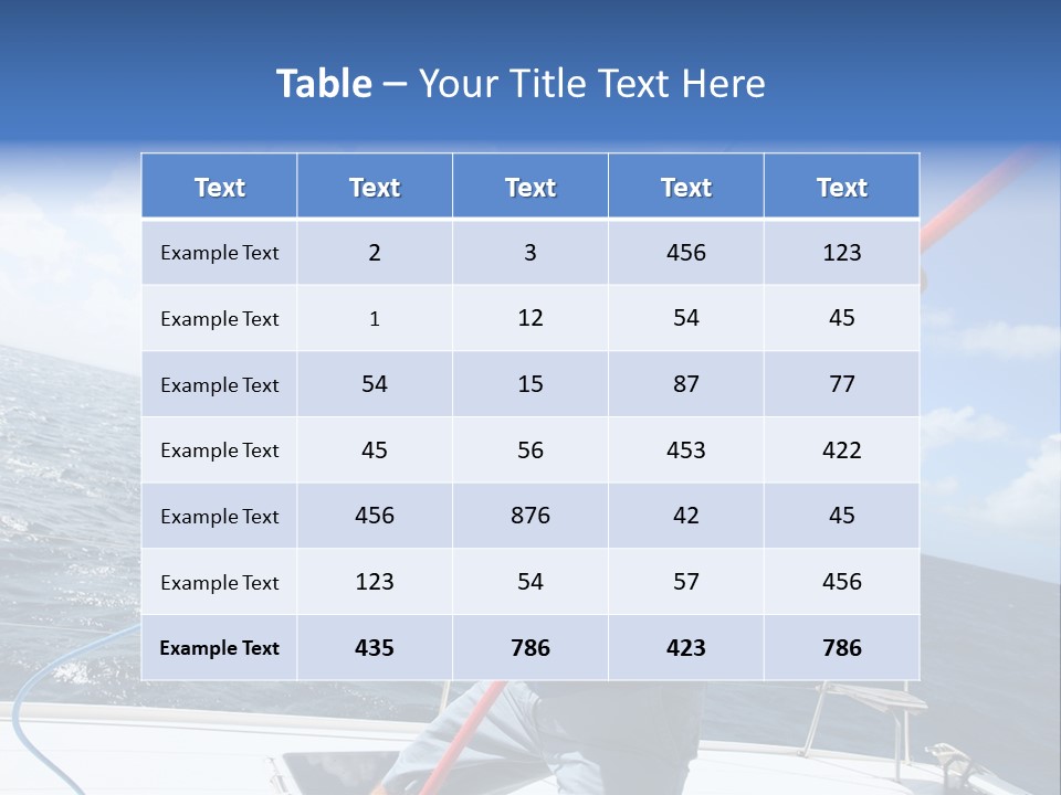 Nautical Young Joyful PowerPoint Template