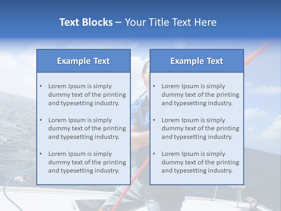 Nautical Young Joyful PowerPoint Template