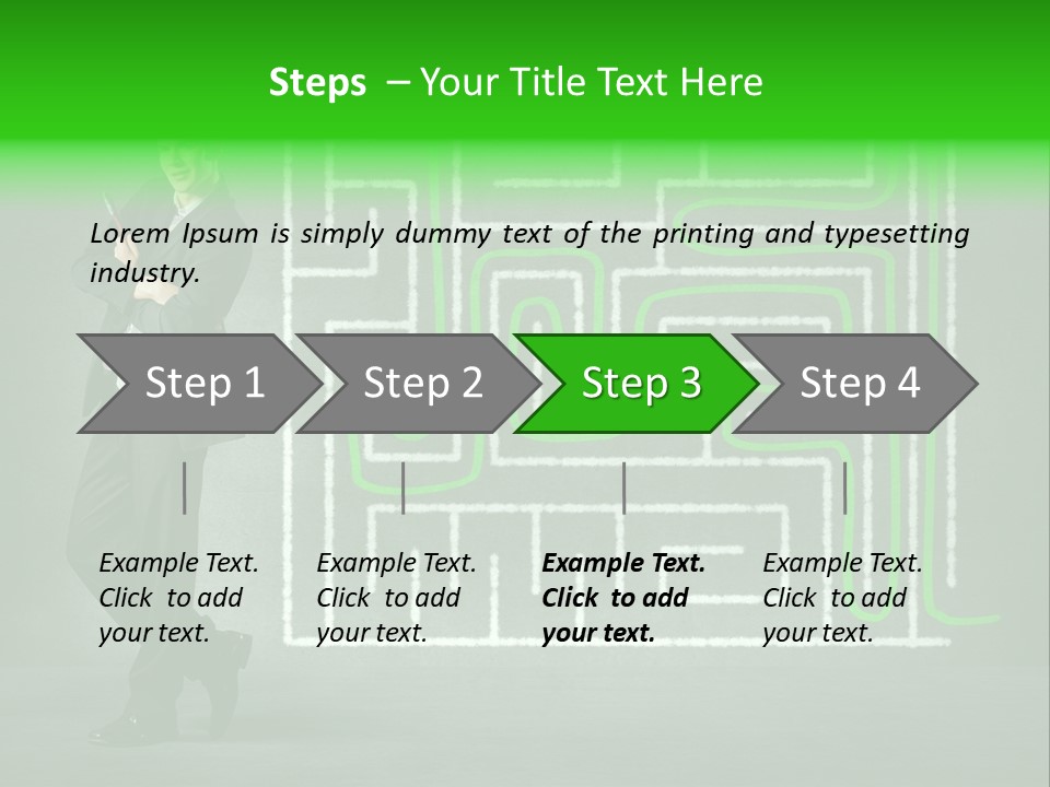 Conceptual Manager Resolve PowerPoint Template