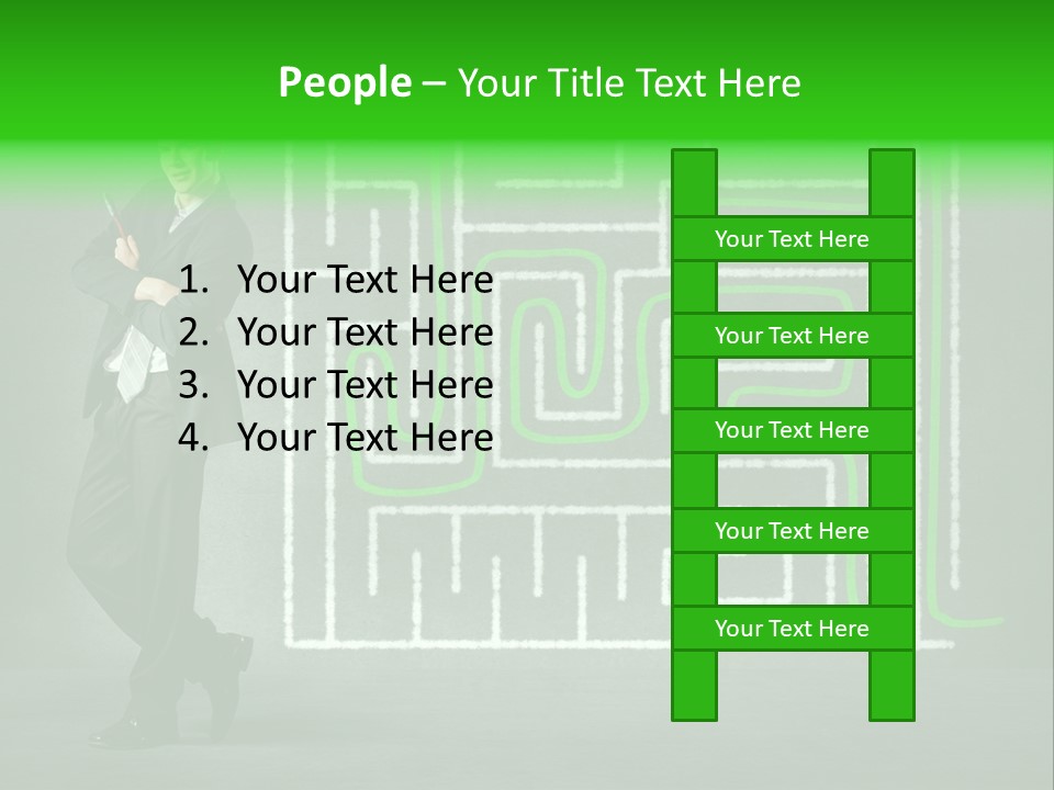 Conceptual Manager Resolve PowerPoint Template