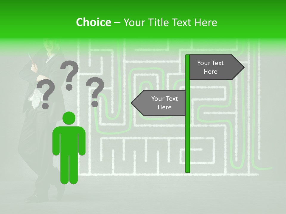 Conceptual Manager Resolve PowerPoint Template