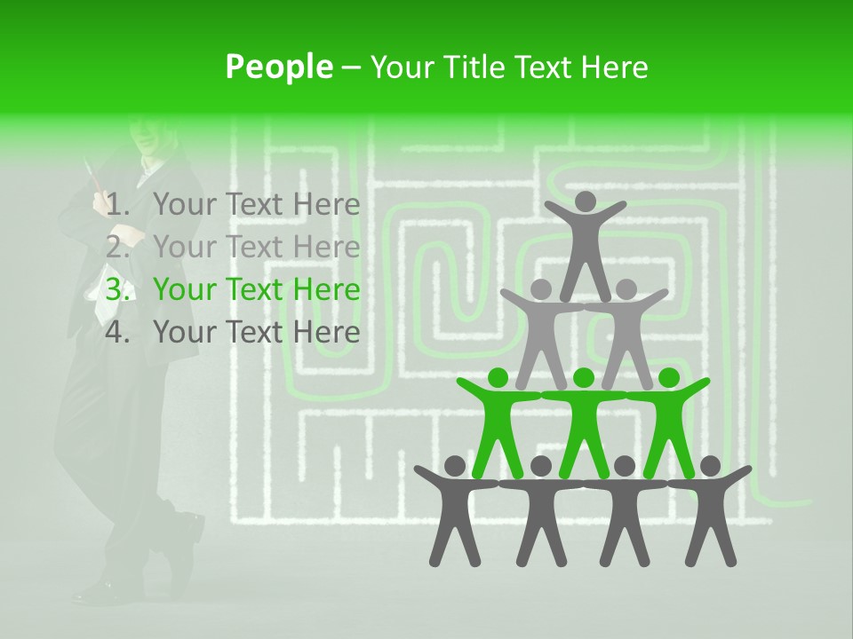 Conceptual Manager Resolve PowerPoint Template