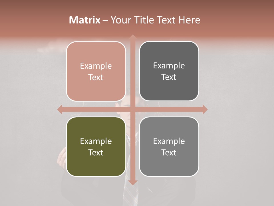 Anxiety Clouded Mind Cloud PowerPoint Template