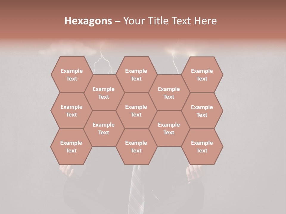 Anxiety Clouded Mind Cloud PowerPoint Template