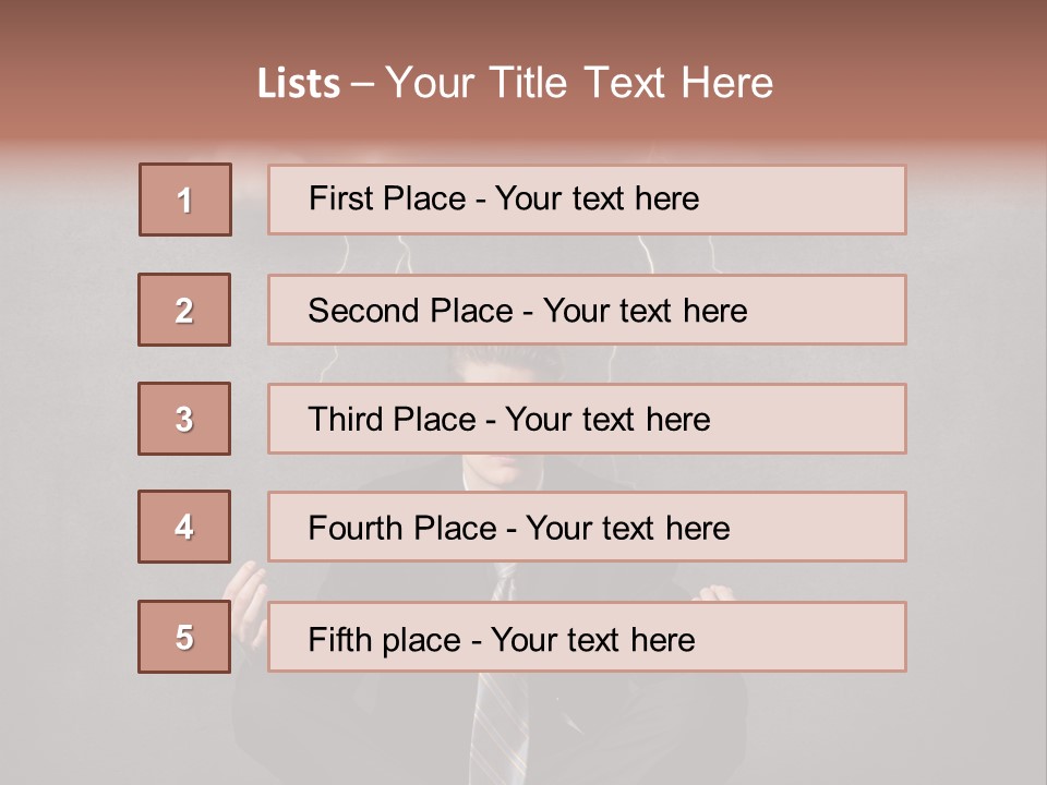 Anxiety Clouded Mind Cloud PowerPoint Template
