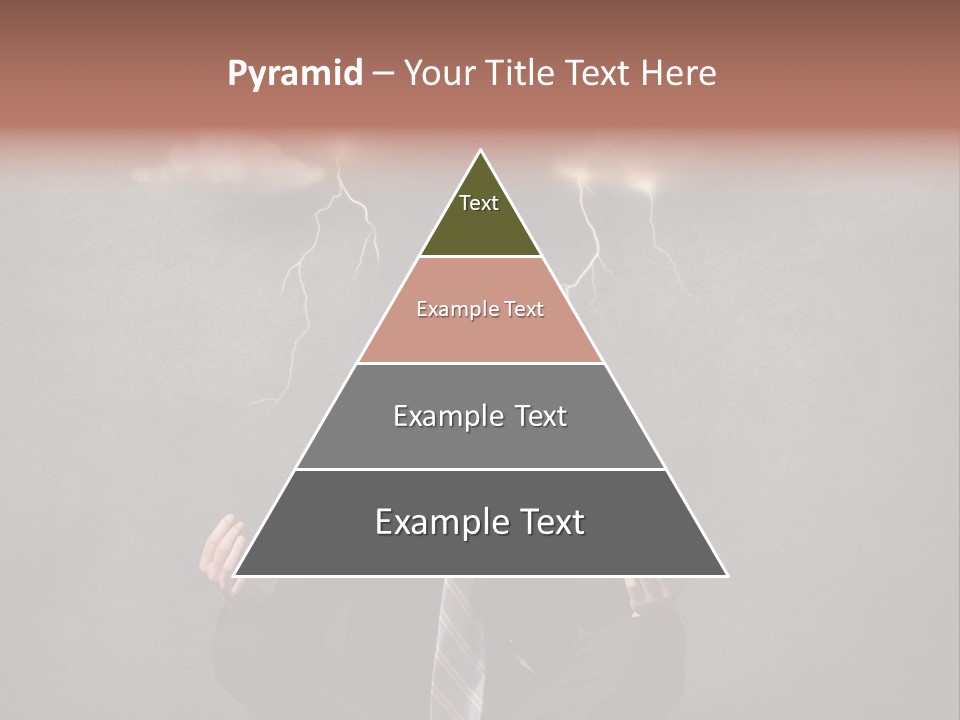 Anxiety Clouded Mind Cloud PowerPoint Template