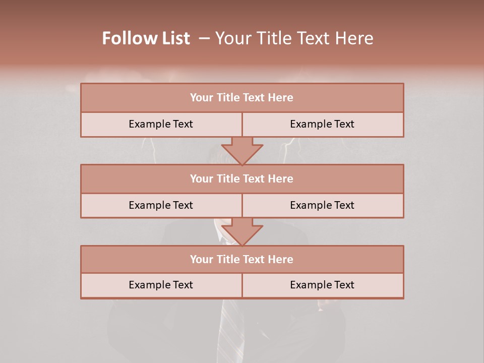 Anxiety Clouded Mind Cloud PowerPoint Template
