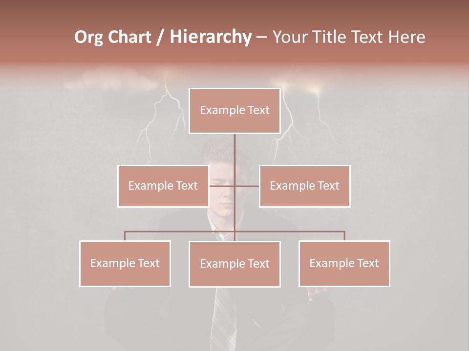 Anxiety Clouded Mind Cloud PowerPoint Template