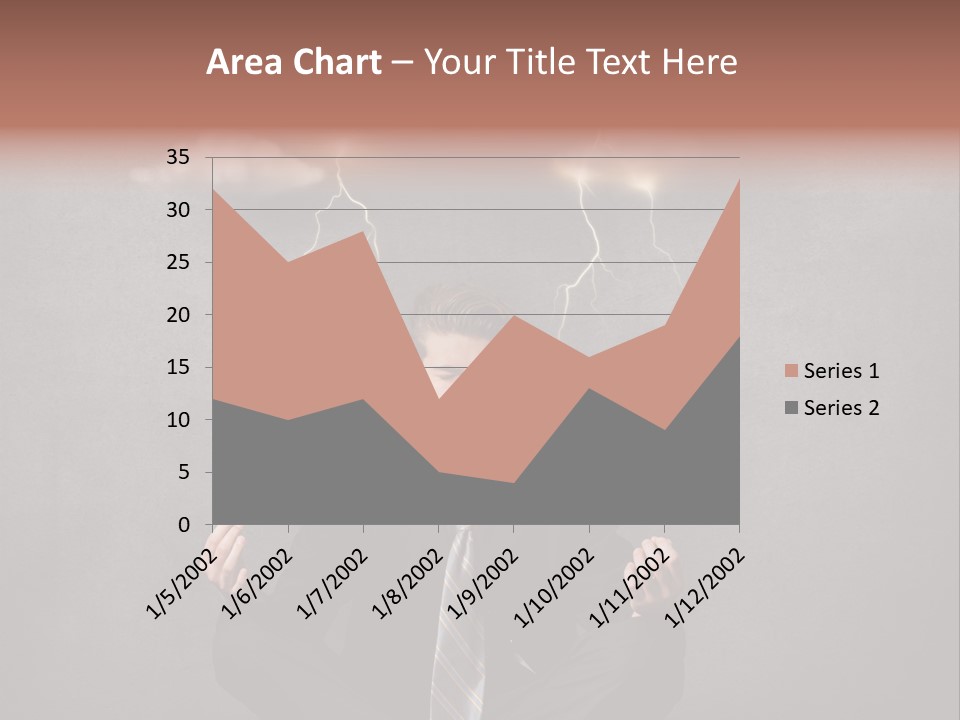 Anxiety Clouded Mind Cloud PowerPoint Template