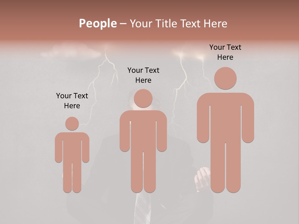 Anxiety Clouded Mind Cloud PowerPoint Template