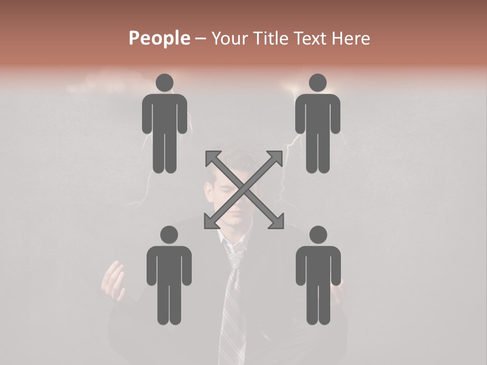 Anxiety Clouded Mind Cloud PowerPoint Template