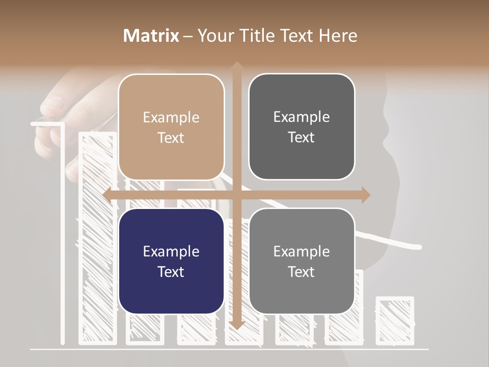 Arrow Suit Market PowerPoint Template