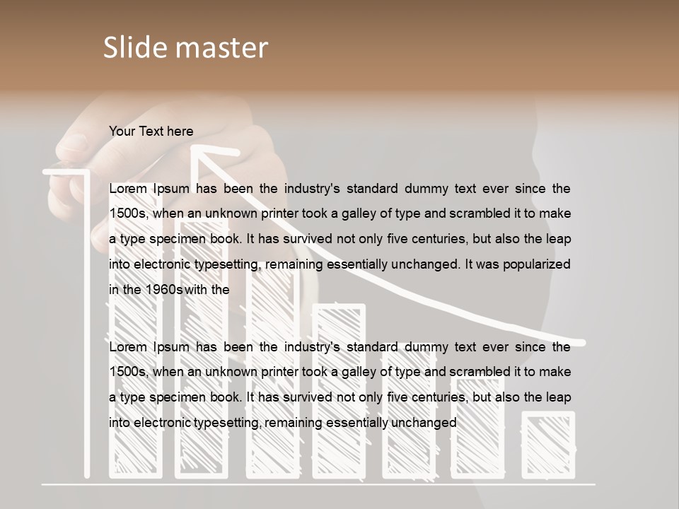 Arrow Suit Market PowerPoint Template