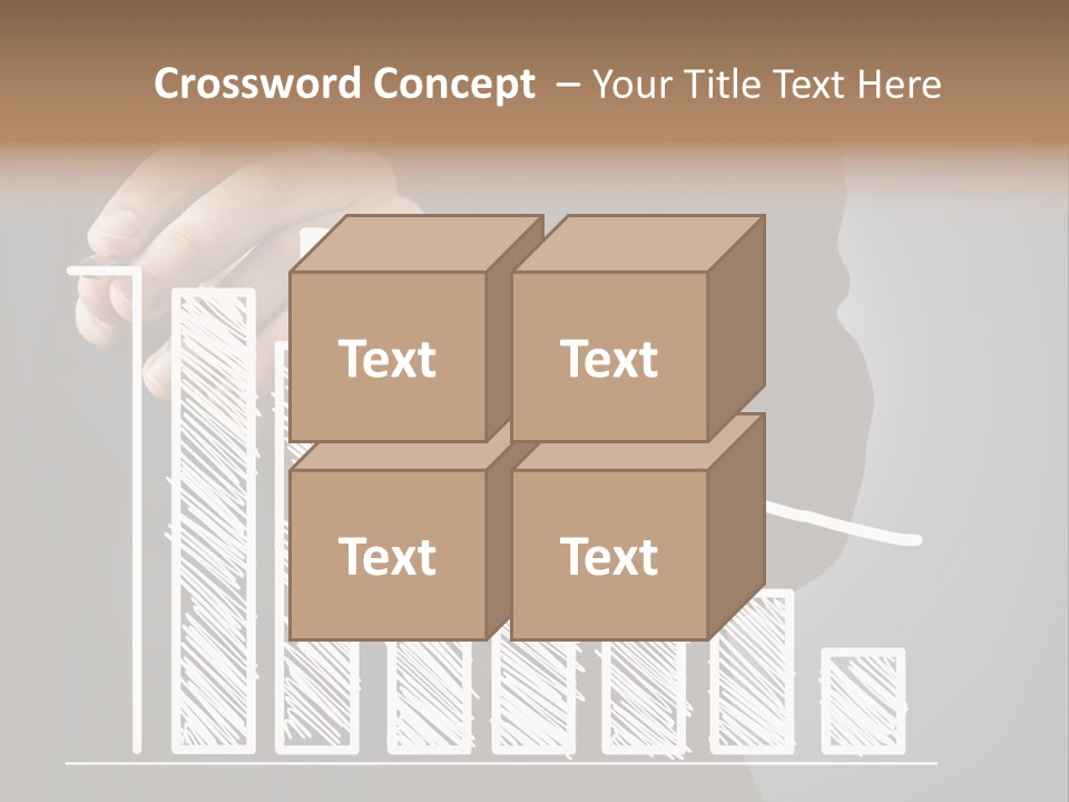 Arrow Suit Market PowerPoint Template