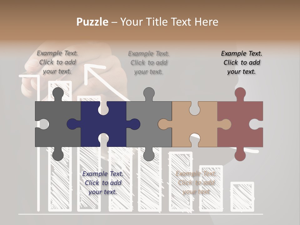 Arrow Suit Market PowerPoint Template