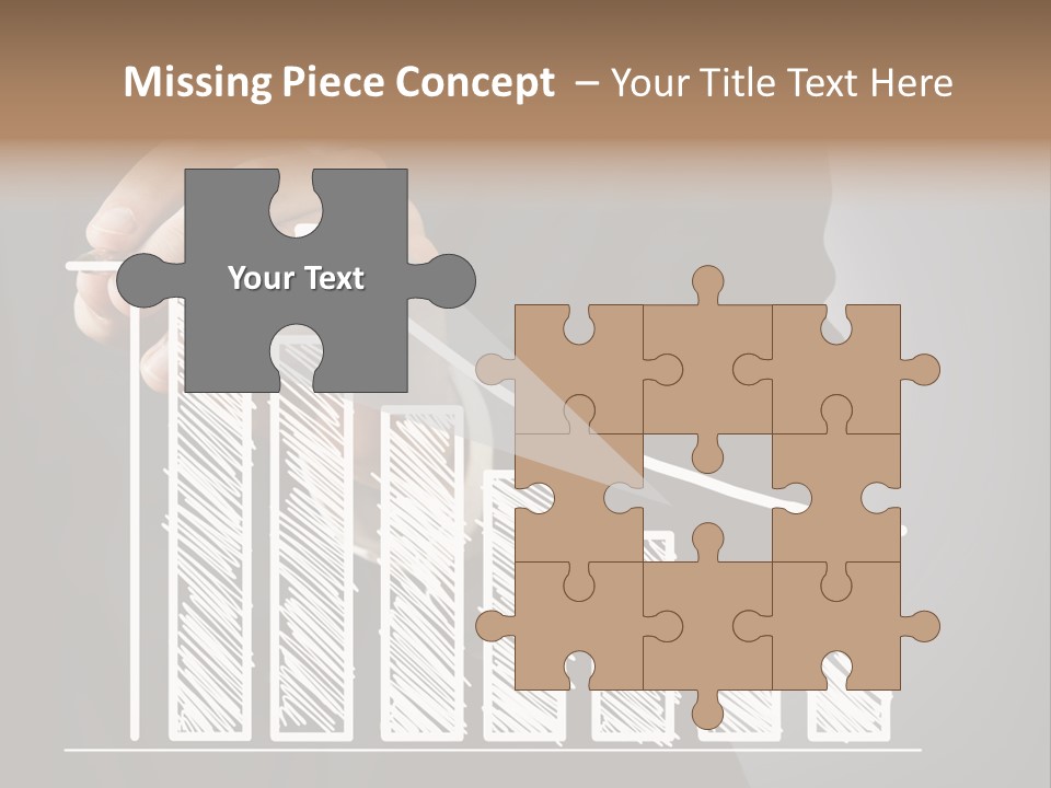 Arrow Suit Market PowerPoint Template