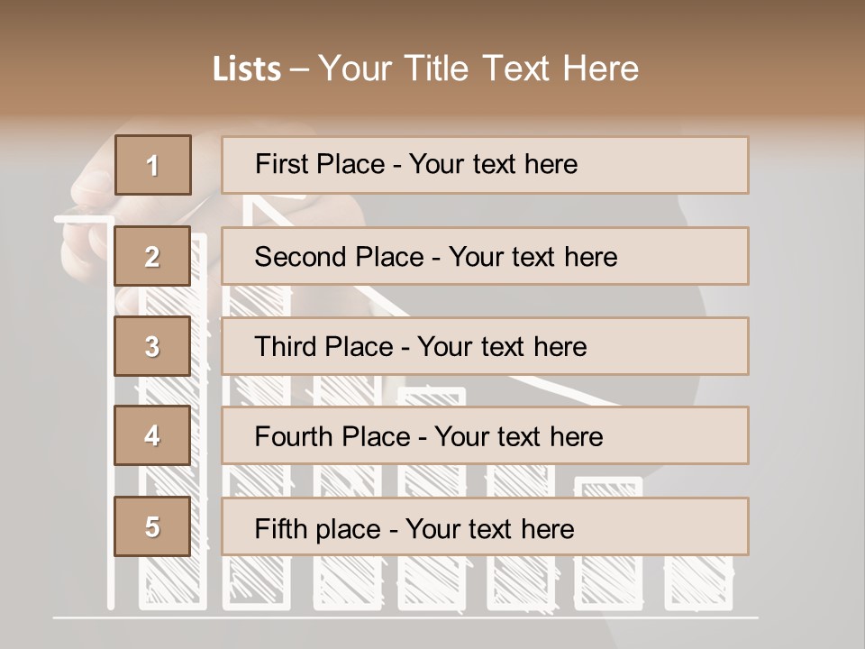Arrow Suit Market PowerPoint Template