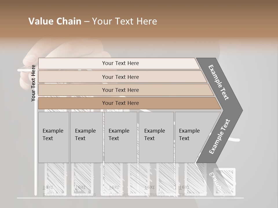 Arrow Suit Market PowerPoint Template
