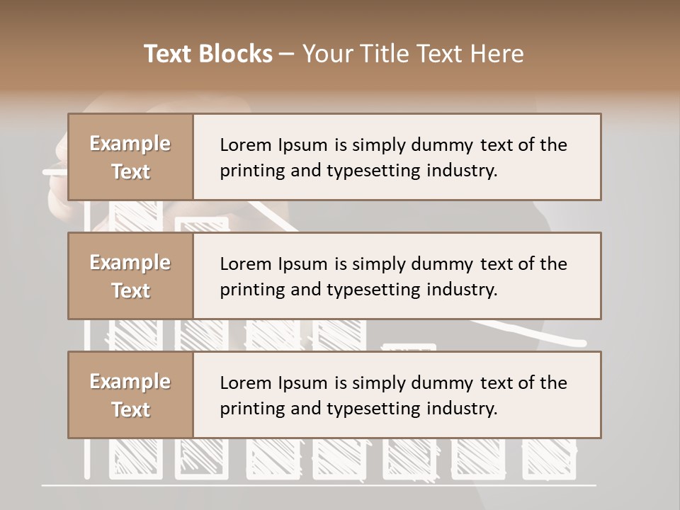 Arrow Suit Market PowerPoint Template