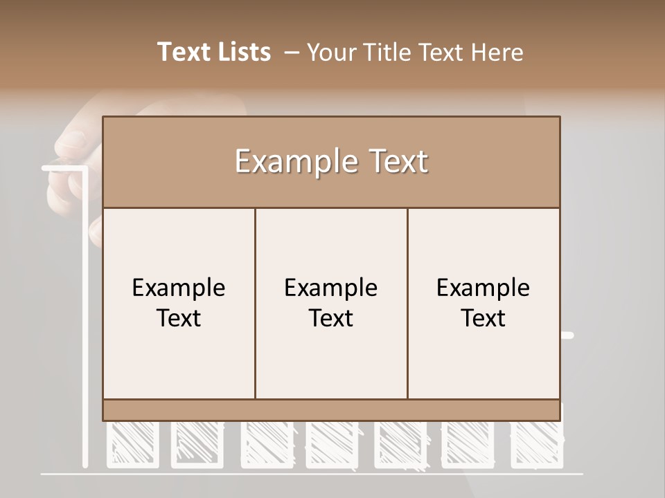 Arrow Suit Market PowerPoint Template