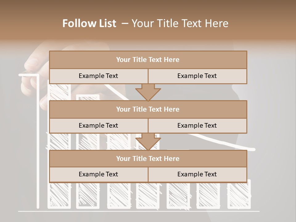 Arrow Suit Market PowerPoint Template