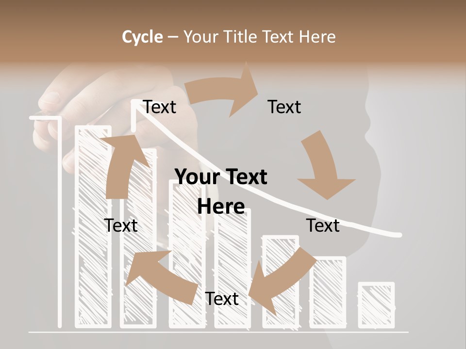 Arrow Suit Market PowerPoint Template
