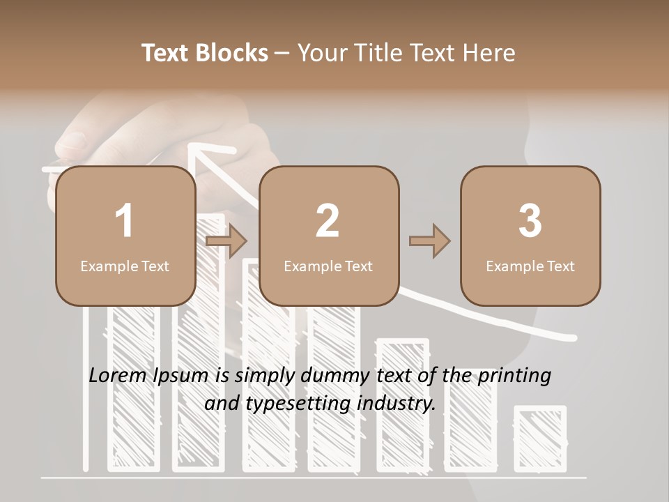 Arrow Suit Market PowerPoint Template