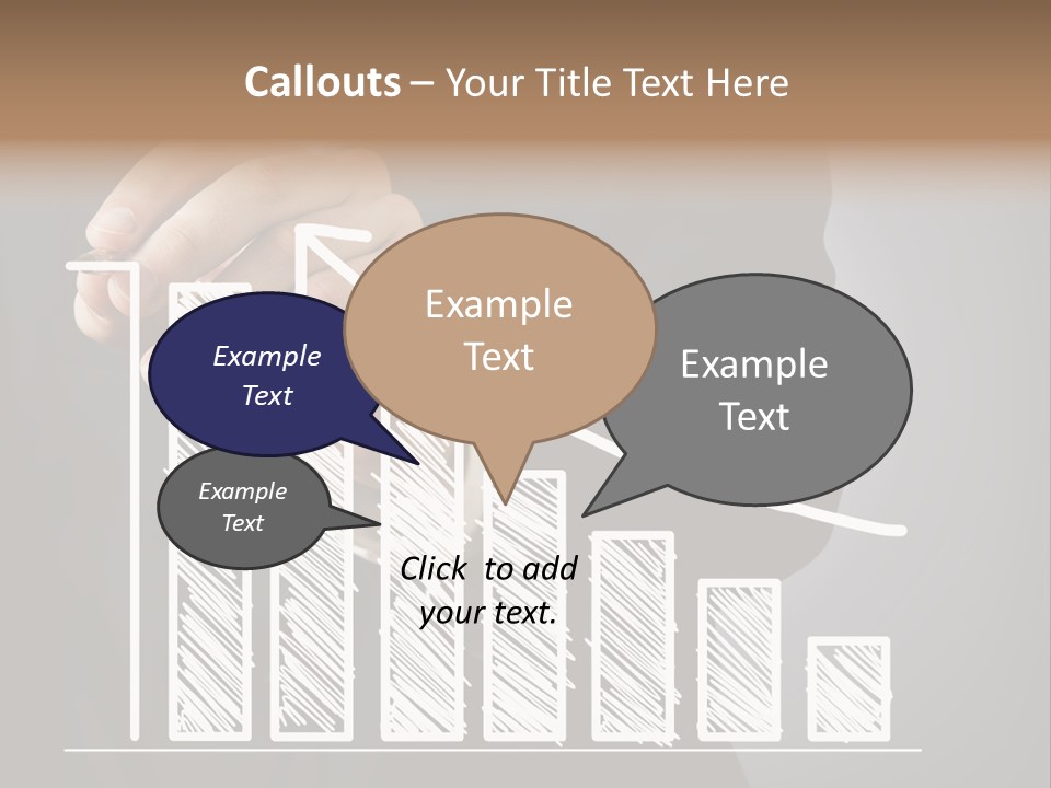 Arrow Suit Market PowerPoint Template