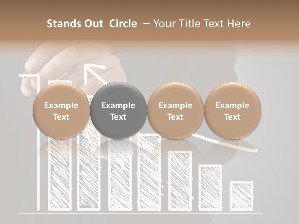 Arrow Suit Market PowerPoint Template