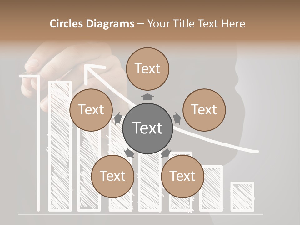 Arrow Suit Market PowerPoint Template