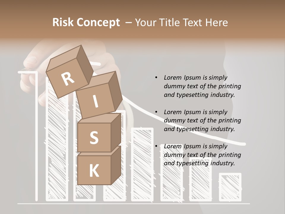 Arrow Suit Market PowerPoint Template