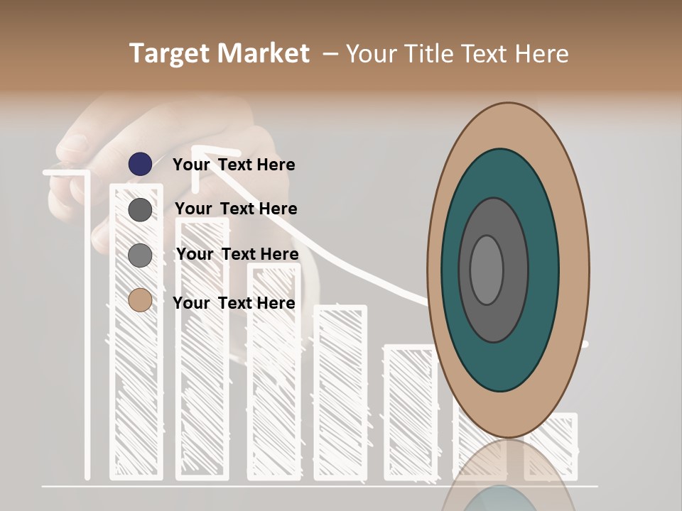 Arrow Suit Market PowerPoint Template