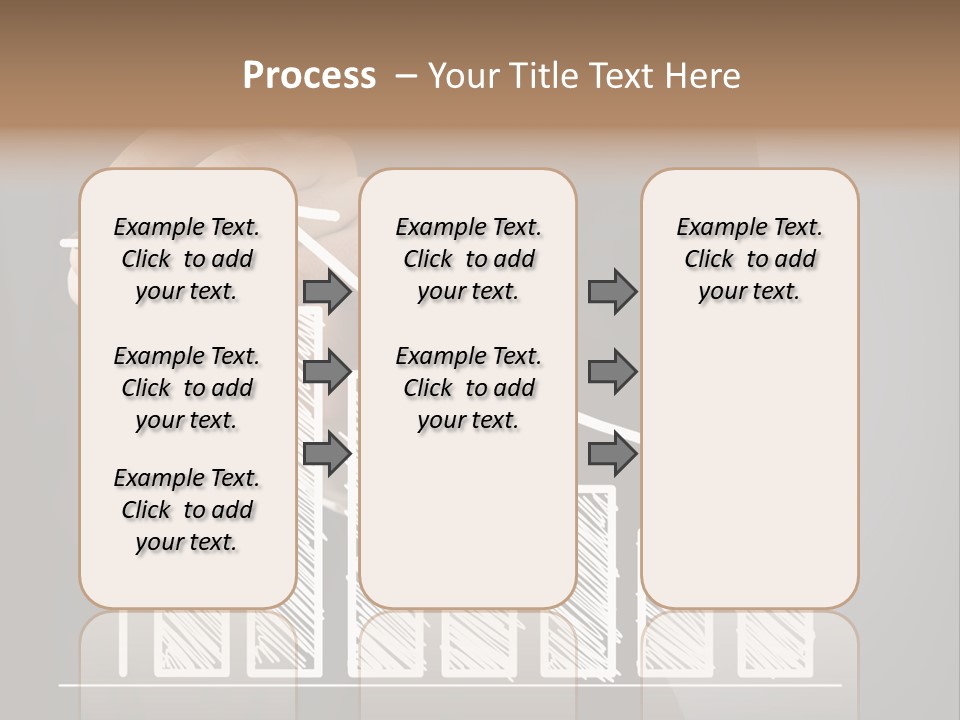 Arrow Suit Market PowerPoint Template