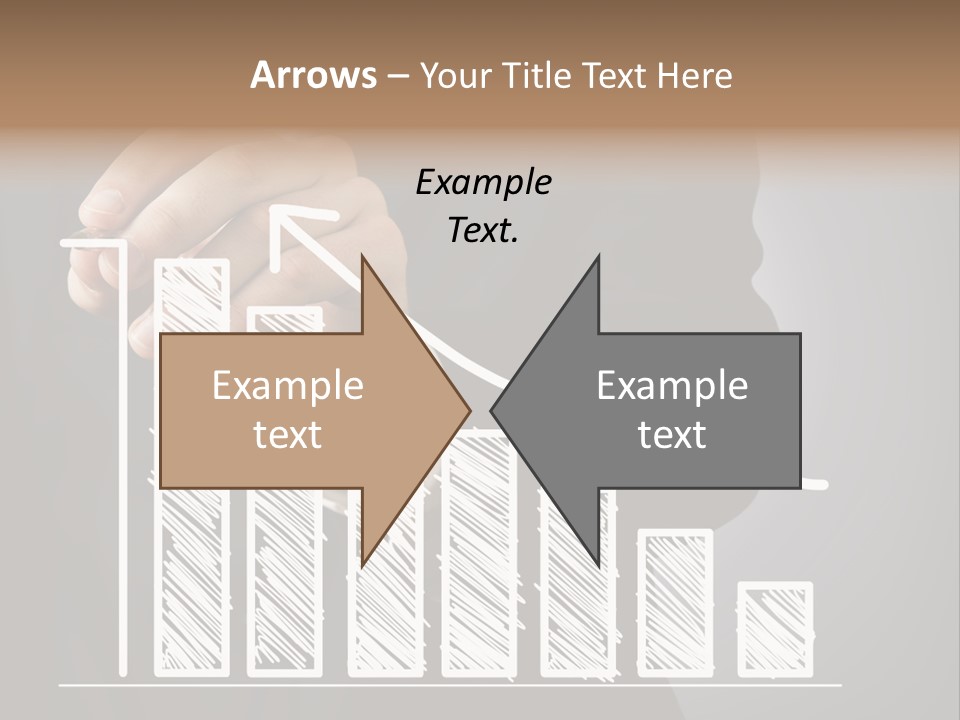 Arrow Suit Market PowerPoint Template