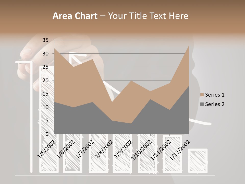 Arrow Suit Market PowerPoint Template