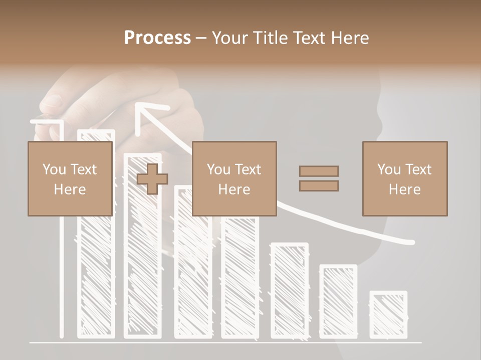 Arrow Suit Market PowerPoint Template