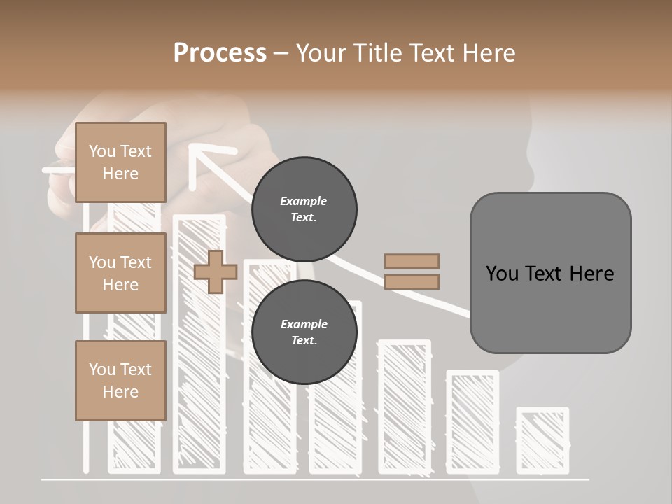 Arrow Suit Market PowerPoint Template
