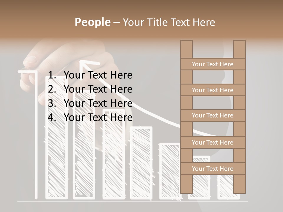 Arrow Suit Market PowerPoint Template