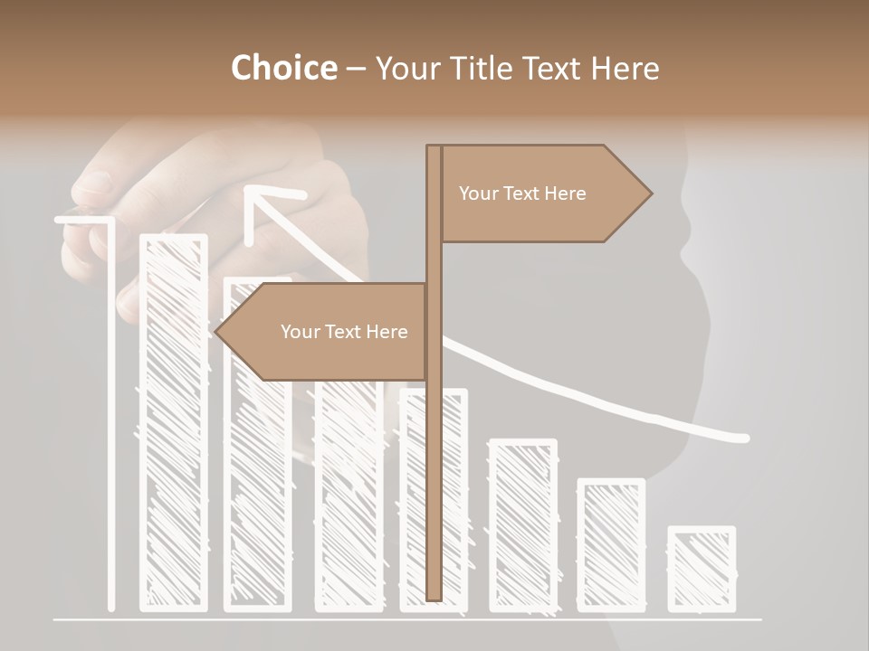 Arrow Suit Market PowerPoint Template