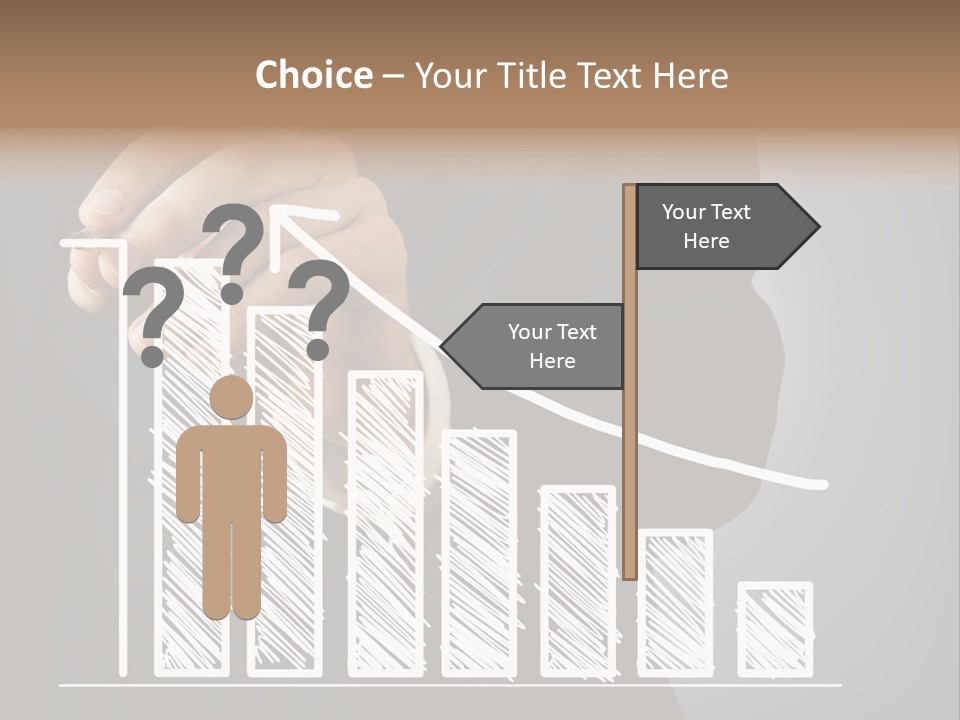 Arrow Suit Market PowerPoint Template