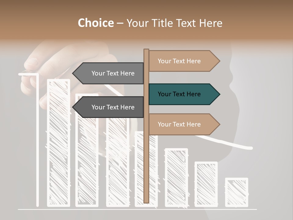 Arrow Suit Market PowerPoint Template