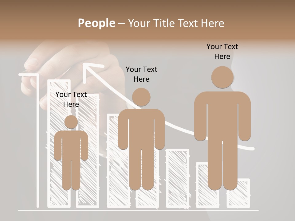 Arrow Suit Market PowerPoint Template