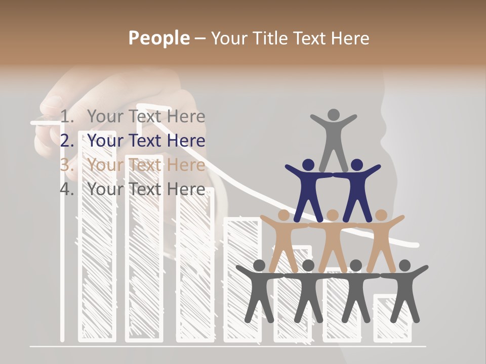 Arrow Suit Market PowerPoint Template