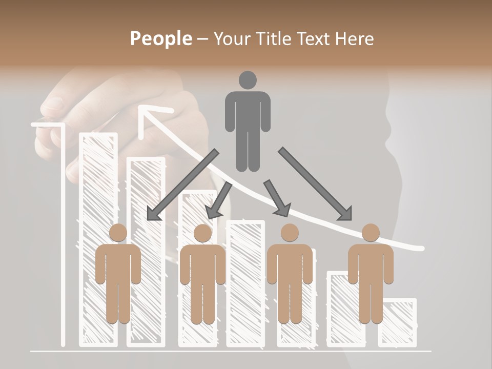 Arrow Suit Market PowerPoint Template