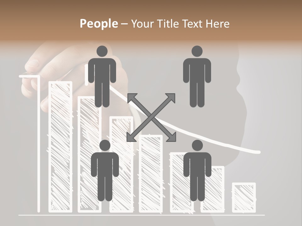 Arrow Suit Market PowerPoint Template