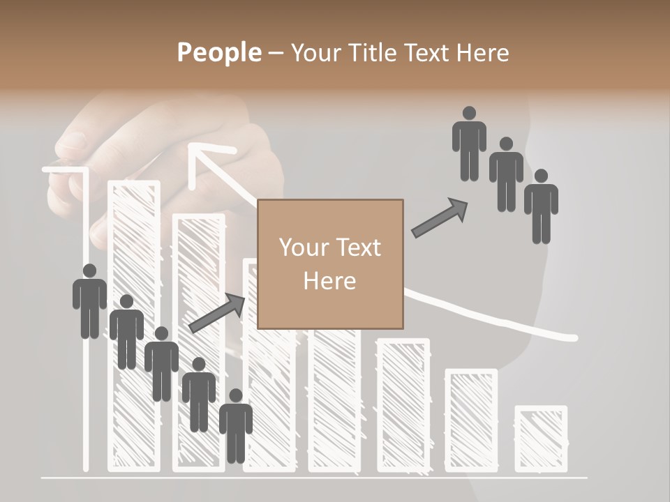 Arrow Suit Market PowerPoint Template