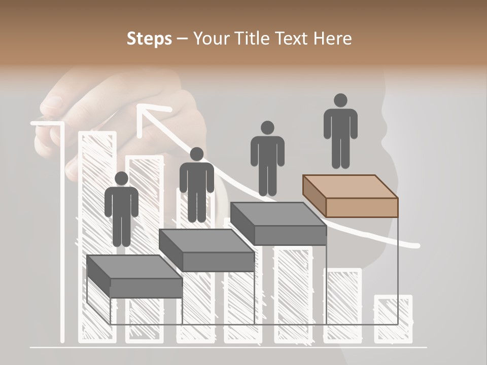 Arrow Suit Market PowerPoint Template